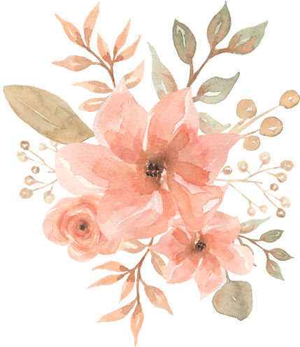 Flowers in Watercolor Style